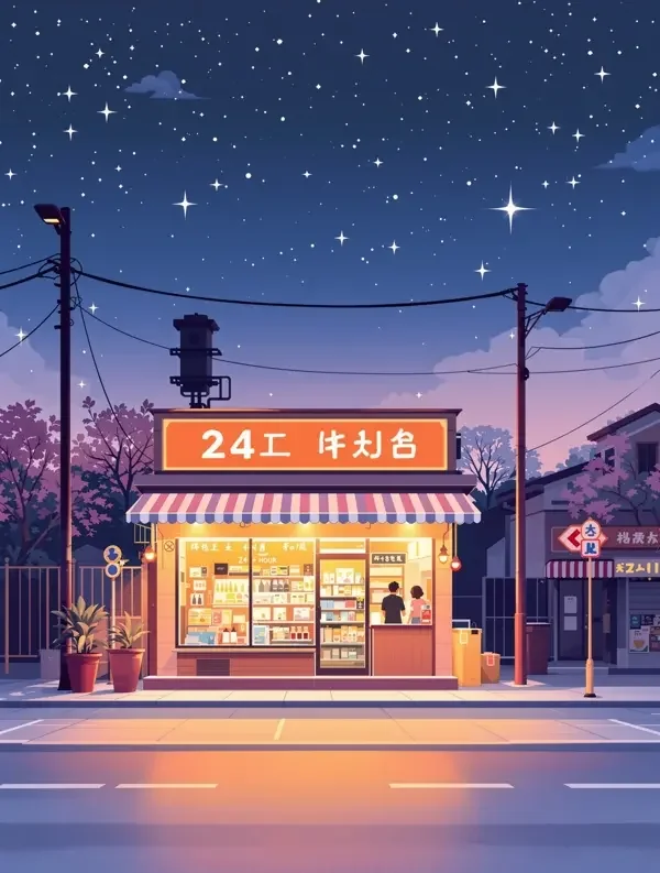 星河便利店 神马电影网人气榜 星河便利店 甜夜都市剧集海报